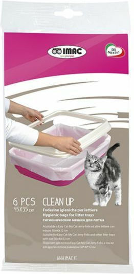 Imac Litter Bags Bags Cat Toilet 6pcs Clean-Up Cat Toilet Bags 45x35cm 6pcs