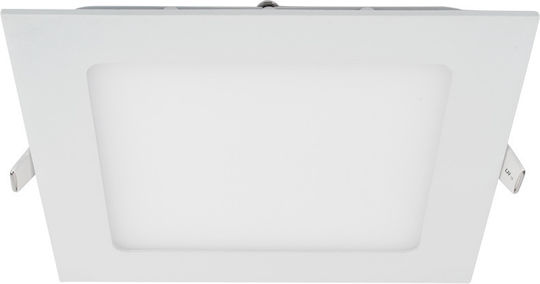Elmark Квадрат Вграден LED Панел 18W с Топло бяло Светлина 2700К 22.1x22.1см.