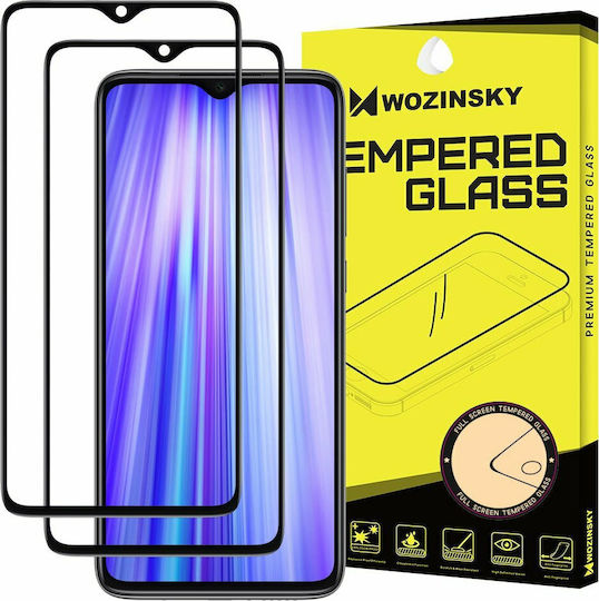 Wozinsky Пълно лепило Закалено стъкло за цялото лице 2бр (Redmi Note 8 Pro)