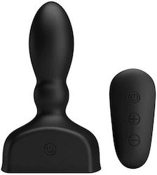 Mr. Play Dop Anal cu Funcție Wireless și Vibrație Black 12cm