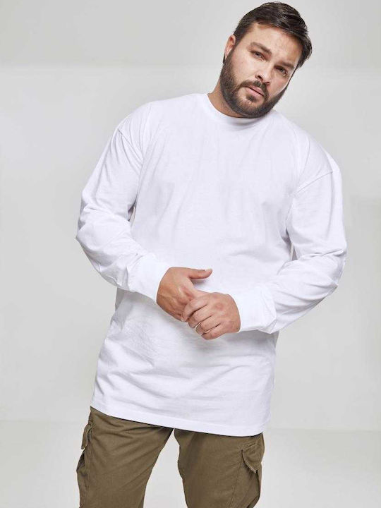 Urban Classics TB009 Men's Long Sleeve Blouse White