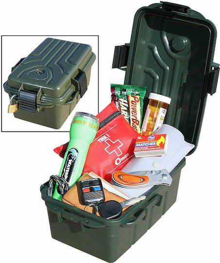 MTM Survivor Dry Box Survival Case with Compass