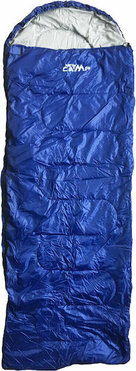 New Camp Sleeping Bag Single 3 Seasons Vikos Dark Blue