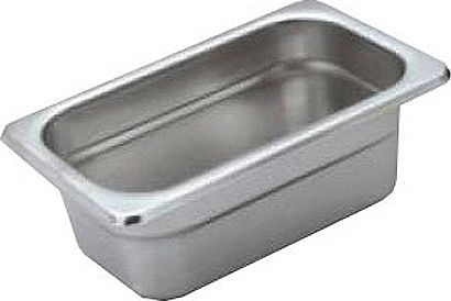 Διανομική Σκεύος Gastronorm Ανοξείδωτο GN1/9 με Βάθος 150mm