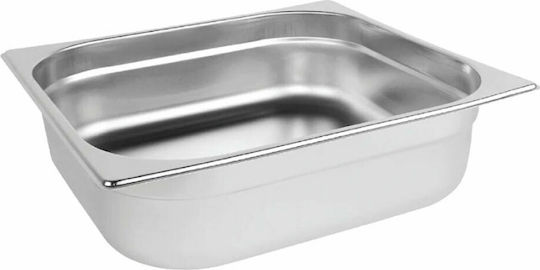 Διανομική Σκεύος Gastronorm Ανοξείδωτο GN2/3 με Βάθος 100mm