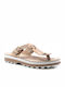 Mirabella Leather Women's Flat Sandals Anatomic Rosegold