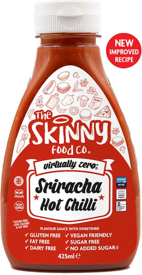 The Skinny Food Co Sriracha Hot Chilli Καυτερή Chili Sauce 425ml