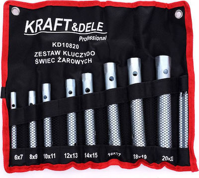 Kraft & Dele Tool Set 10pcs Set of Glow Plug Sockets