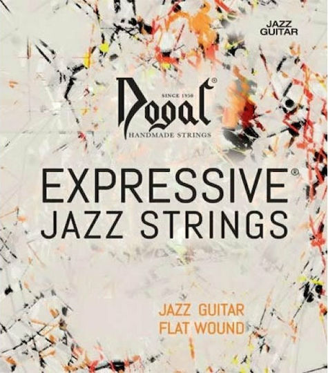Dogal Vintage Jazz Set of Carbon Electric Guitar Strings 12 - 52 Inches Long Scale
