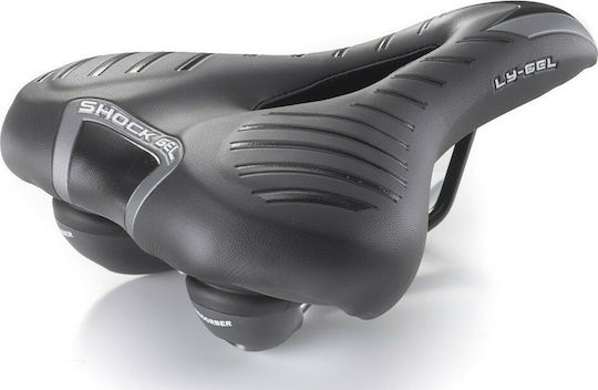 Monte Grappa E-Bike Lyra Gel Plus Black Bicycle Saddle E-Bike