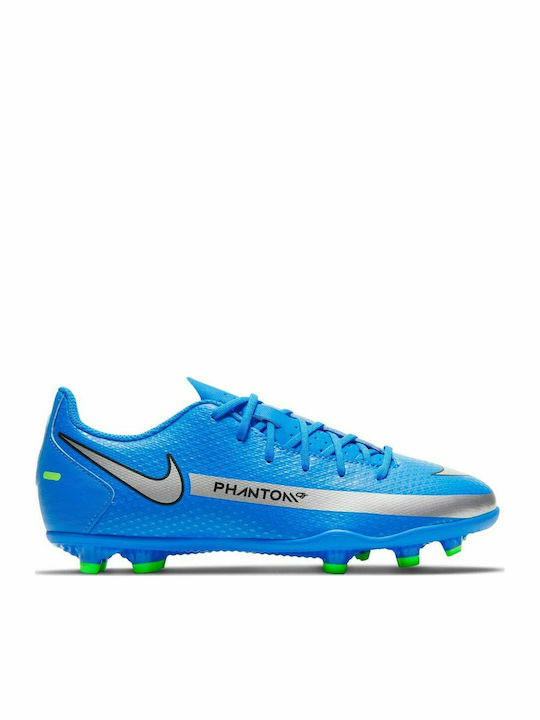 Phantom GT MG Kids Soccer Cleats Molded Outsole Blue