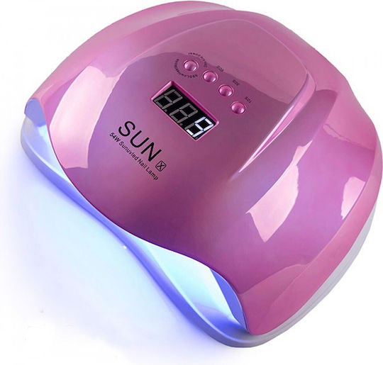 Sun X Nail Polish Curing Lamp UV / LED 54W Pink