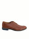 Nice Step Men's Leather Dress Shoes Tabac Brown