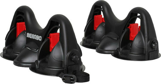 Menabo Himalaya Magnetic Car Ski Mounts Suitable for 2 Ski Pairs & 2 Baton Pairs