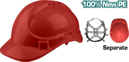 Total Construction Site Helmet Red TSP2611