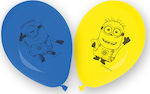 Set of 8 Balloons Latex Multicolour Minions 28cm