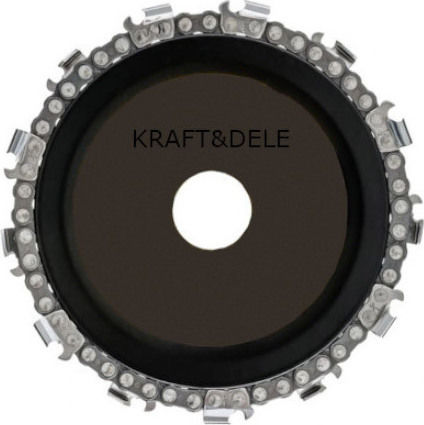 Kraft & Dele Cutting Disc Wood Hole Diameter 125mm with 14 Teeth 1pcs
