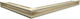 Kratki Corner Fireplace Air Shutter Beige 76.6x54.7x6cm