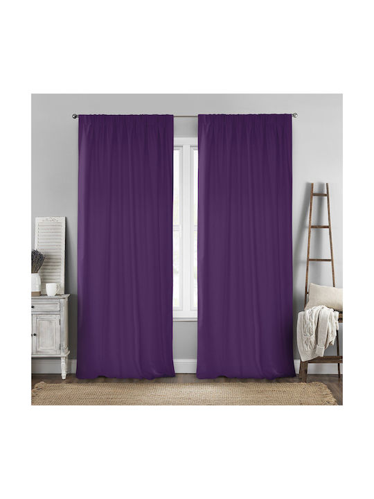 Lino Home Κουρτίνα με Τρέσα Renas Amethyst 140x...