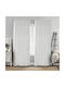Lino Home Curtain with Pencil Pleat Renas Off White 140x280cm