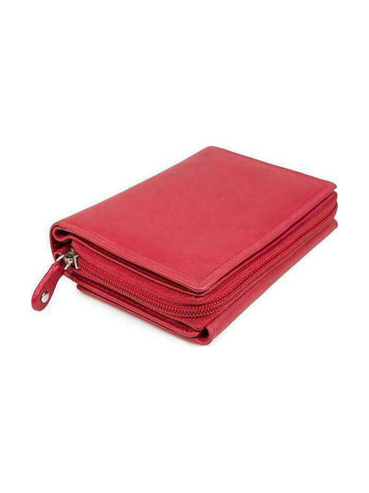 Fetiche Leather Large Leather Women's Wallet Red