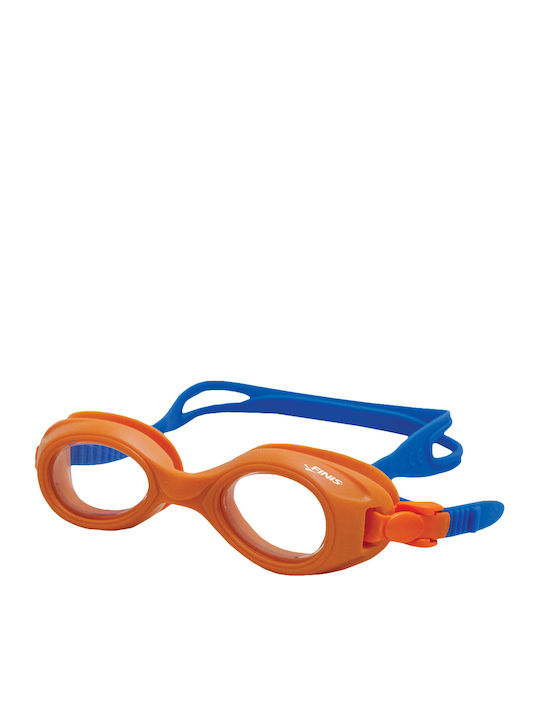 Finis Helio Swimming Goggles Kids with Anti-Glare Lenses Orange