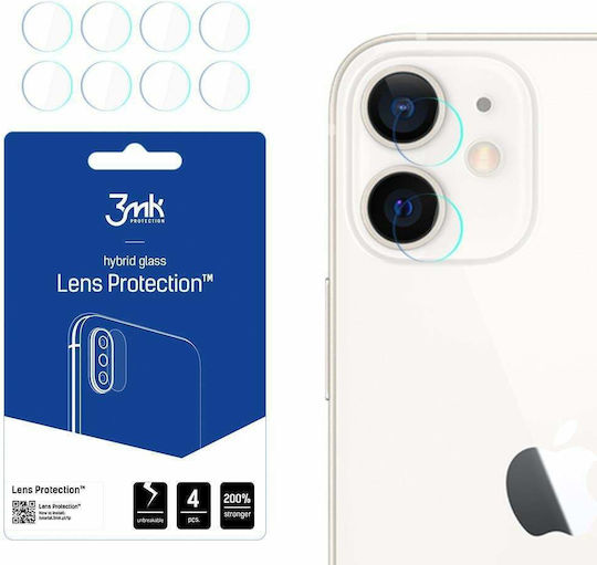 3MK Προστασία Κάμερας Tempered Glass Διάφανο για το iPhone 12