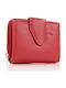 Kion 181 Small Leather Women's Wallet Red