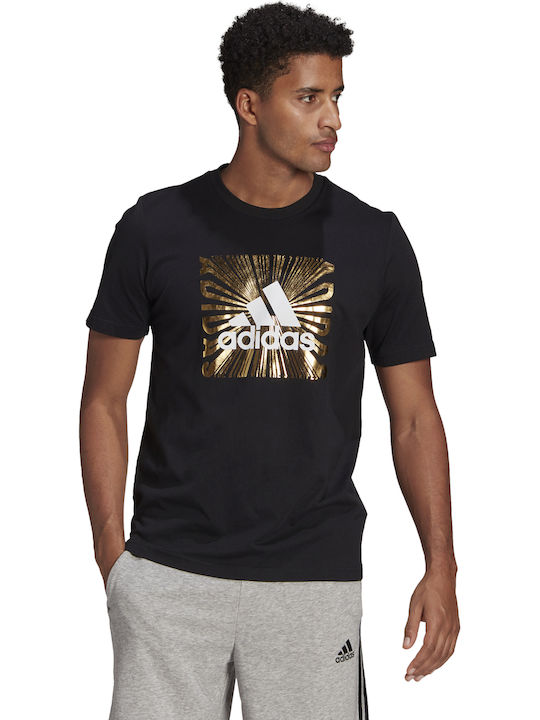 Adidas Extrusion Motion Puff-Print Ανδρικό T-shirt Μαύρο με Στάμπα GL2393 |  Skroutz.gr