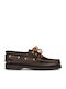 Sea & City Memphis Men's Leather Boat Shoes Brown