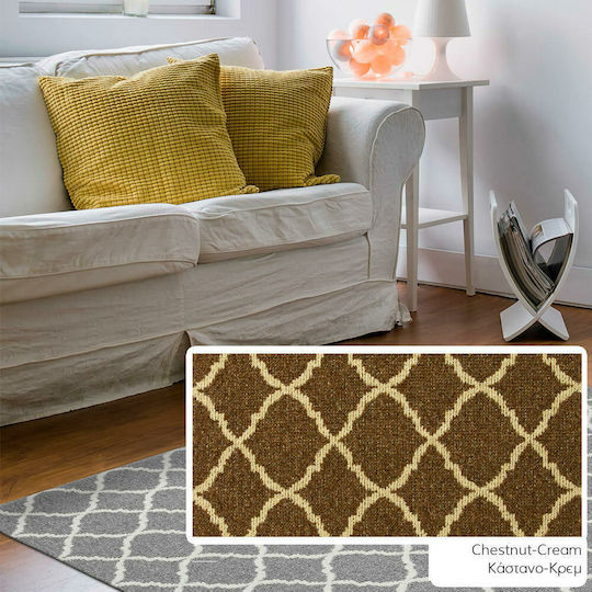 Nikotex Carpets Μοκέτα Cardiff 954 Καστανό Κρεμ 150x200cm
