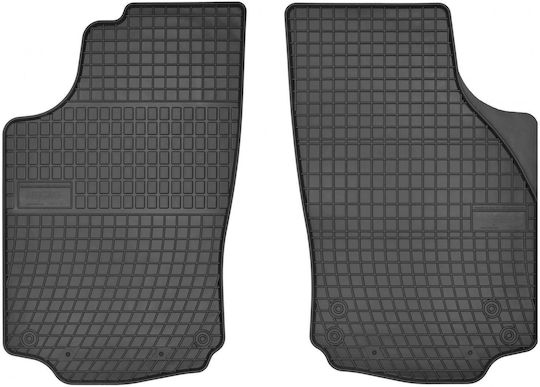 Frogum Covorașe Față 2buc din Furtun pentru Opel Corsa 2002-2012 Negre