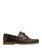 0450 Δερμάτινα Ανδρικά Boat Shoes σε Καφέ Χρώμα