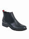 Adam's Shoes Piele Botine pentru femei Negru