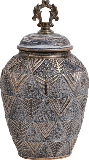 Fylliana Vază Ceramică Gri Φ20xÎnălțime34cm Fylliana Vază Ceramică Gri Φ20xÎnălțime34cm