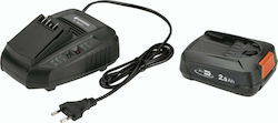 Gardena Battery Set Lithium 18V with Charger 14906-20 Gardena Battery Set Lithium 18V with Charger 14906-20
