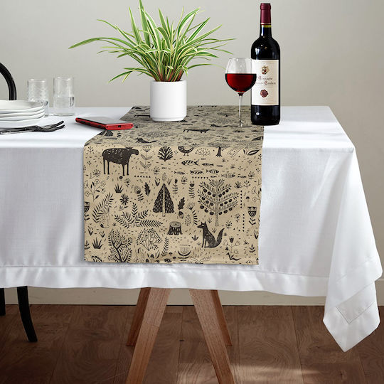 Lino Home Ράνερ Kettu 850 Black 45x145εκ.