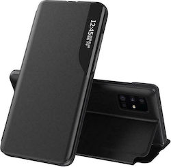 Hurtel Eco Leather View Carte Piele artificială Negru (Galaxy Note 20)