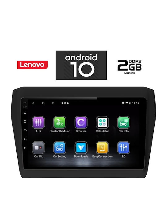 Lenovo Sistem Audio Auto pentru Suzuki Rapid 2017> (Bluetooth/USB/AUX/WiFi/GPS/Partitură) cu Ecran Tactil 9"