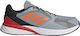 Adidas Response Run Men's Running Sport Shoes Halo Silver / Solar Red / Grey Three