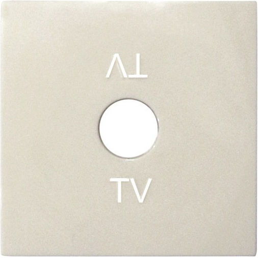 Adeleq Fațadă Priză TV-Antena Priză în Culoare Bej 15-0712
