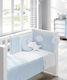 Petit Praia Dream Crib Bumpers Classic Inside Light Blue 50x80cm