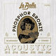 La Bella Set of Phosphor Bronze Acoustic Guitar Strings 12 - 56 Bluegrass