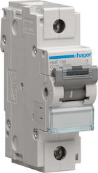 Hager Automatic Circuit Breaker 80A Single-pole AC HMF180