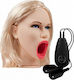Nanma Vibrating Deep Throat Doll Head Masturbator με Δόνηση