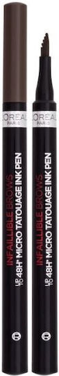 L'Oreal Paris Micro Tatouage Unbelieva Pencil for Eyebrows 108 Dark Brunette