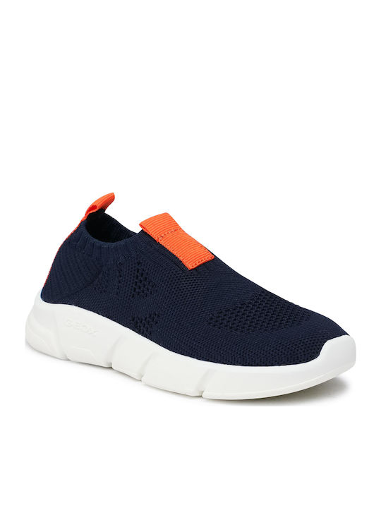 Geox Παιδικά Sneakers J Aril B. A Ανατομικά για Αγόρι Navy Μπλε