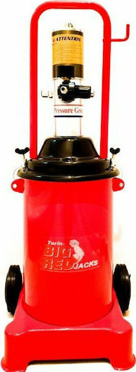 Pressol Air Pressure Sprayer Wheeled Grease Gun Flexible Pipe 12lt with Air Pump