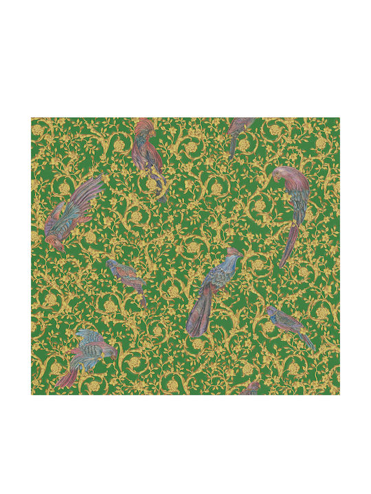 Wallpaper Versace Vinyl Green L1000xW70cm Washable