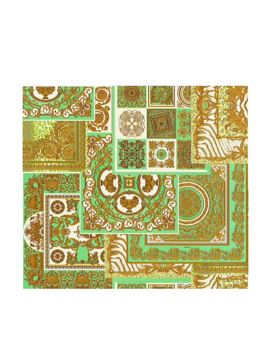 Wallpaper Versace Fabric Green L1000xW70cm Washable